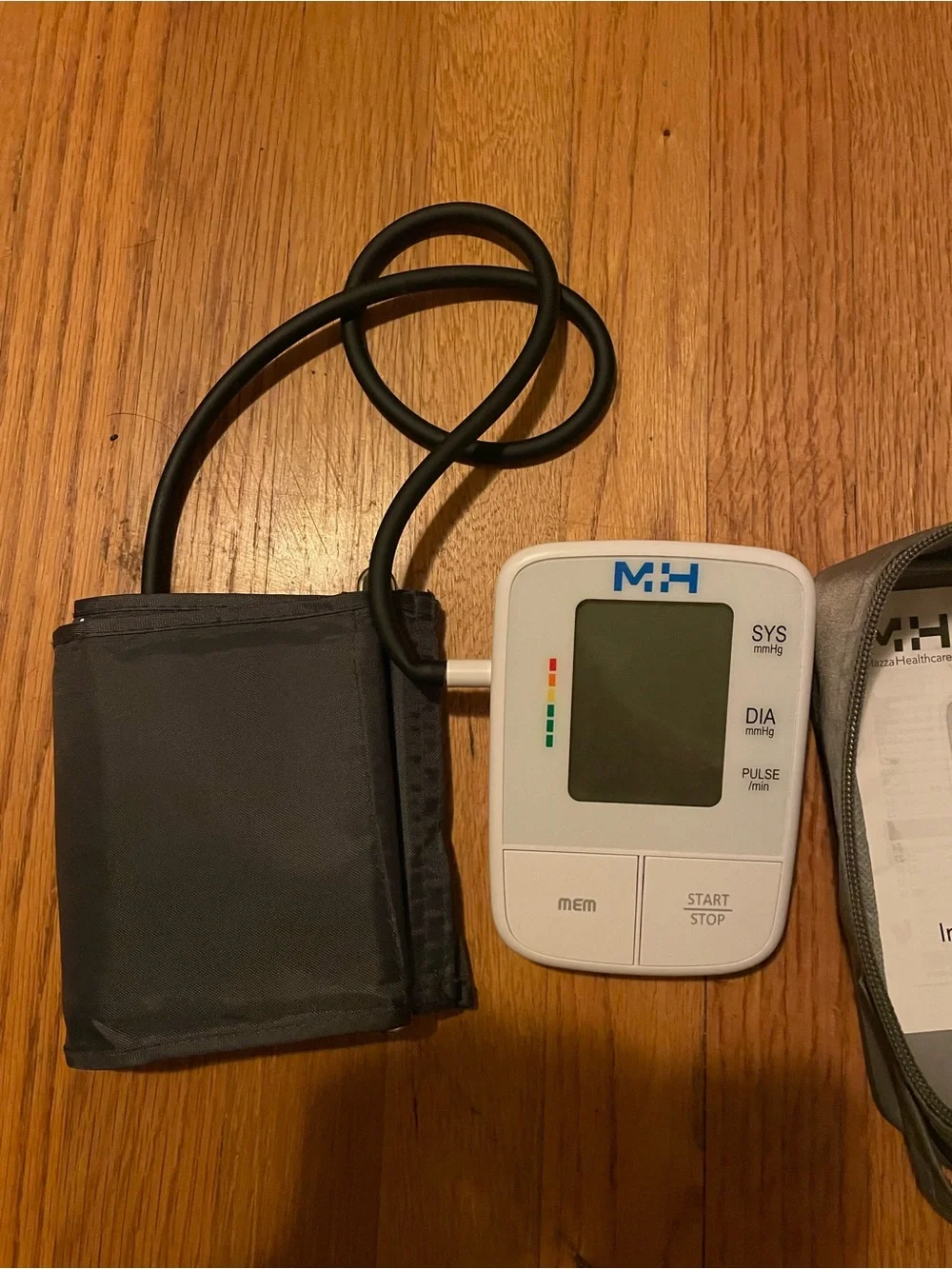 White Digital Blood Pressure Monitor - Upper Arm